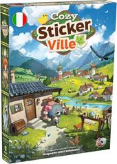 Asmodee – COZY STICKERVILLE – Gioco da Tavolo per Famiglie e Amici – Gioco Narrativo e Collaborativo – Gioco Legacy