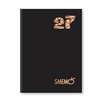 Diario 2026/2027 Smemoranda 16 mesi Smemo Classic, 13x17 nera, logo bronzo  Smemoranda 2026 | libraccio.click