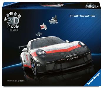 Puzzle 3D Iconics Porsche 911 GT3 Cup108  Ravensburger 2025 | libraccio.click