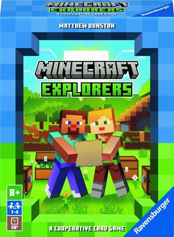 Ravensburger - Minecraft Explorers, Gioco di carte per tutta la famiglia, da 1 a 4 giocatori, 8+ anni  Ravensburger 2024 | libraccio.click