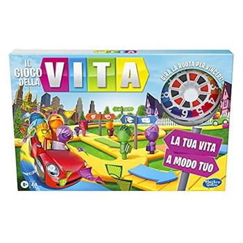 Il Gioco della Vita - un gioco adatto a tutta la famiglia per 2-4 giocatori, gioco da tavolo per bambini dagli 8 anni in su  Hasbro 2022 | libraccio.click