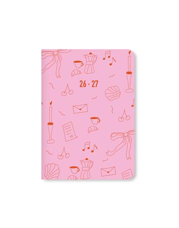 Diario accademico 2026-2027 Little Joys A6 Giornaliero Rosa  Caimi 2026 | libraccio.click