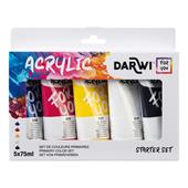 DFY Set colori acrilici primari 5 x 75 ml