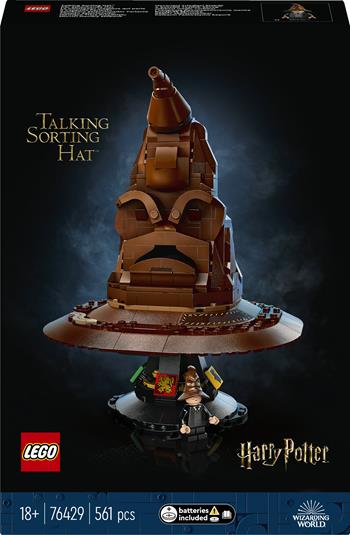 LEGO Harry Potter (76429). Cappello Parlante di Hogwarts con Stemma delle Case e 31 Suoni  LEGO 2024 | libraccio.click
