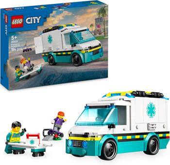 LEGO City (60451). Ambulanza di Emergenza Giocattolo con 2 Minifigure  LEGO 2025 | libraccio.click