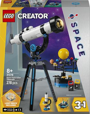 LEGO Creator (31378). Telescopio di esplorazione spaziale  LEGO 2026 | libraccio.click