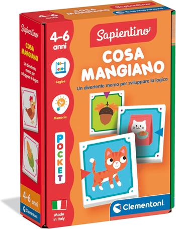 Clementoni Sapientino - Cosa Mangiano?, Gioco Educativo per Bambini 4-6 Anni con Flashcards Memory  Clementoni 2025 | libraccio.click