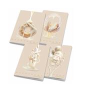 Quaderno Maxi Monocromo White Chocolate 38 fogli. Righe con margine, 4ª e 5ª elementare
