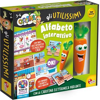 Carotina Penna Parlante Gli Utilissimi Alfabeto Interattivo  Lisciani 2024 | libraccio.click