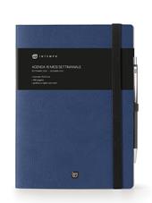 Diario 16 Mesi Write Settimanale 15X21 Con Elastico Blu