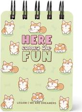 Mini Notebook con Spirale - Corgi - Legami