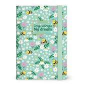 Agenda 16 mesi 2027 giornaliera fotografica Legami Medium Bee Green