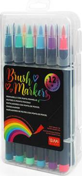 Pennarelli Legami Brush markers - Set da 12