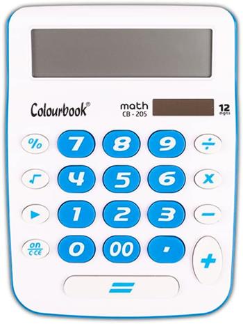 Colourbook Math CB-110 Calcolatrice da Tavolo Compatta 12 Cifre - Doppia Alimentazione, Design Funzionale e Tasti Soft  Colourbook 2026 | libraccio.click