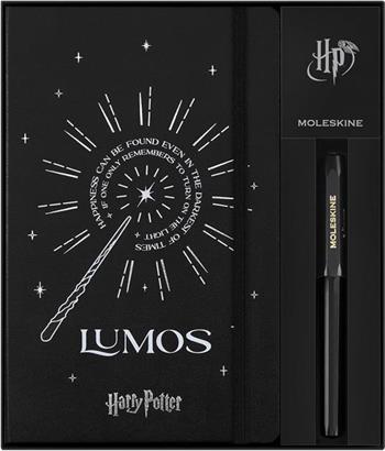 Set regalo Moleskine con penna roller Kaweco e taccuino large a righe con copertina rigida, Lumos  Moleskine 2024 | libraccio.click
