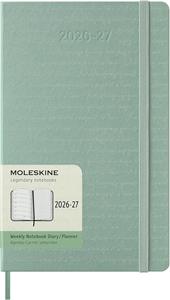 Agenda Moleskine 18 mesi settimanale notebook large verde rigida