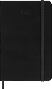 Agenda Moleskine 12 mesi settimanale orizzontale pocket nera rigida