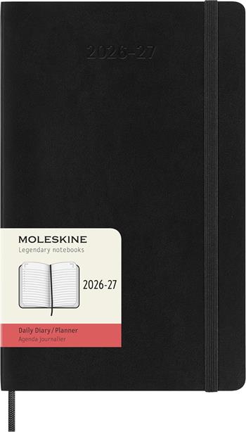 Agenda Moleskine 18 mesi giornaliera large nera morbida  Moleskine 2026 | libraccio.click