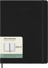 Agenda Moleskine 18 mesi settimanale notebook XL nera rigida