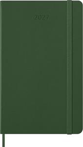 Agenda Moleskine 12 mesi settimanale notebook large verde rigida