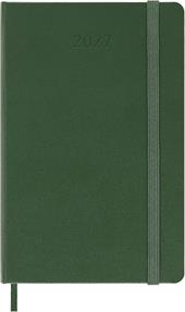 Agenda Moleskine 12 mesi settimanale notebook pocket verde rigida
