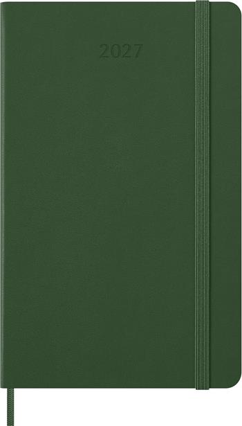 Agenda Moleskine 12 mesi giornaliera large verde rigida  Moleskine 2026 | libraccio.click
