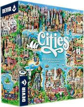 DEVIR Cities – Gioco da Tavolo di Costruzione Città e Piazzamento Tessere, Strategico per Famiglia, 2-4 Giocatori, 8+