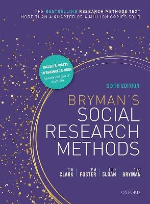 Bryman's Social Research Methods - Tom Clark, Liam Foster, Luke Sloan - Libro Oxford University Press | libraccio.click