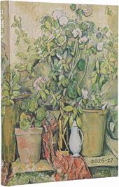 Agenda 2027 18 mesi, Cezannes Terracotta Pots and Flowers, Midi, Horizontal