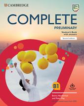 Complete preliminary. B1. Student's book with answers. Per le Scuole superiori. Con espansione online
