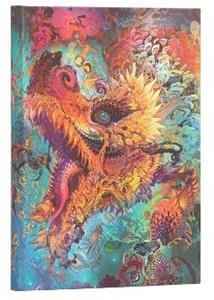 Taccuino Paperblanks, Collezione Android Jones, Drago Infuocato, Midi, A pagine bianche - 13 x 18 cm  Paperblanks 2022 | libraccio.click
