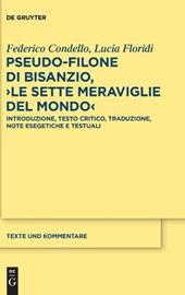 Pseudo-Filone di Bisanzio, ›Le sette meraviglie del mondo‹