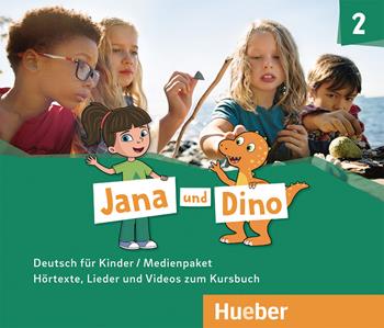 Jana und Dino. Deutsch für Kinder. Medienpaket. Per la Scuola elementare. Con CD-Audio. Con DVD-ROM. Vol. 2 - Manuela Georgiakaki, Michael Priesteroth - Libro Hueber 2020 | libraccio.click
