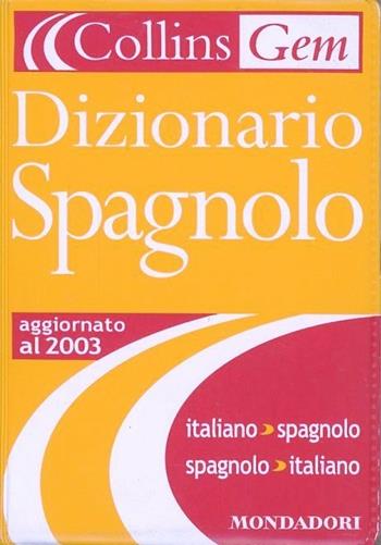GEM italiano-spagnolo, spagnolo-italiano  - Libro Mondadori 1993, Dizionari Collins-Mondadori | libraccio.click