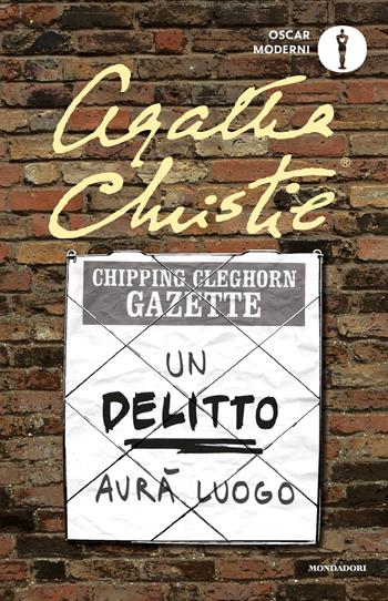 Un delitto avrà luogo - Agatha Christie - Libro Mondadori 2019, Oscar moderni | libraccio.click