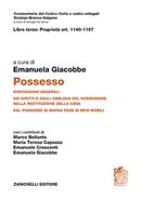 ART. 1140-1157 - Emanuela Giacobbe - Libro Zanichelli 2025, Commentario del codice civile | libraccio.click