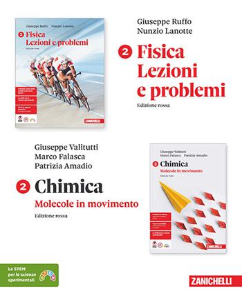 Fisica. Lezioni e problemi. Ediz. Rossa. Chimica. Molecole in movimento. Per le Scuole superiori. Vol. 2 - Giuseppe Ruffo, Nunzio Lanotte, Giuseppe Valitutti - Libro Zanichelli 2026 | libraccio.click