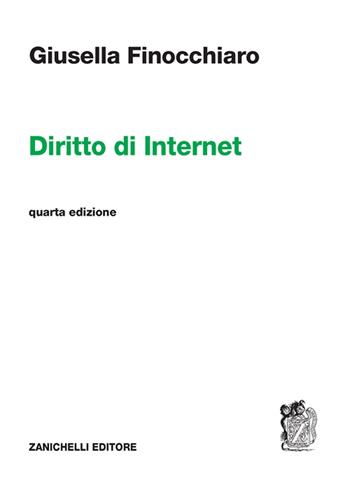 Diritto di Internet - Giusella Finocchiaro - Libro Zanichelli 2023 | libraccio.click