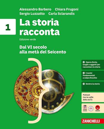 La storia racconta. Idee per imparare. Per la Scuola media. Vol. 1: Dal VI secolo alla metà del Seicento-L'impero romano - Alessandro Barbero, Chiara Frugoni, Sergio Luzzatto - Libro Zanichelli 2026 | libraccio.click