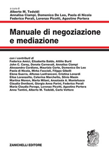 Manuale di negoziazione e mediazione - Alberto M. Tedoldi - Libro Zanichelli 2025 | libraccio.click