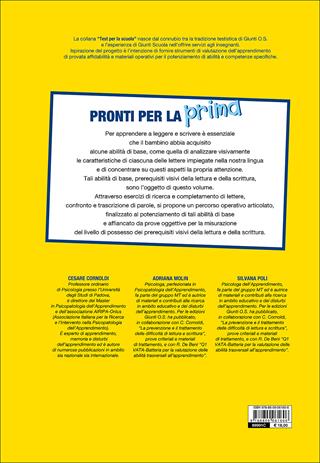 Pronti per la prima. Analisi e attenzione visiva nelle prime fasi di apprendimento della lettura e della scrittura - Adriana Molin, Silvana Poli - Libro Giunti Psychometrics 2009 | libraccio.click