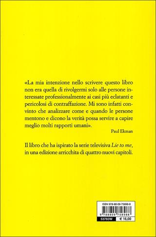 I volti della menzogna. Gli indizi dell'inganno nei rapporti interpersonali - Paul Ekman - Libro Giunti Editore 2011, Saggi Giunti | libraccio.click