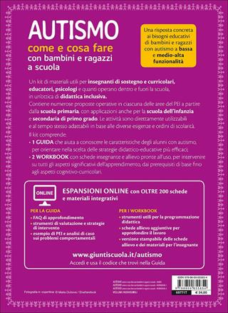 Autismo come e cosa fare con bambini e ragazzi a scuola. - Lucio Cottini, Giacomo Vivanti, Benedetta Bonci - Libro Giunti EDU 2017, Guide psicopedagogiche | libraccio.click