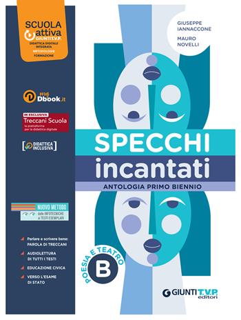 Specchi incantati. Con origini della letteratura. Per le Scuole superiori. Vol. B: Poesia e teatro - Giuseppe Iannaccone, Mauro Novelli - Libro Giunti T.V.P. 2022 | libraccio.click