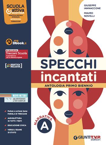 Specchi incantati. Con Quaderno di scrittura. Per le Scuole superiori. Vol. A: Narrativa - Giuseppe Iannaccone, Mauro Novelli - Libro Giunti T.V.P. 2022 | libraccio.click