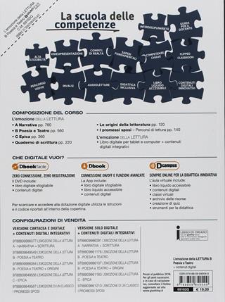 Le emozione della lettura. Con Le origini della letteratura. Per il biennio delle Scuole superiori. Vol. B: Poesia e teatro - Giuseppe Iannaccone, Mauro Novelli - Libro Giunti T.V.P. 2018 | libraccio.click
