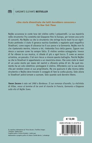 La violinista di Hitler - Yoann Iacono - Libro Garzanti 2023, Elefanti bestseller | libraccio.click