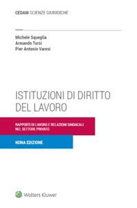 Istituzioni di diritto del lavoro. Rapporti di lavoro e relazioni sindacali nel settore privato - Armando Tursi, Pier Antonio Varesi, Michele Squeglia - Libro CEDAM 2023 | libraccio.click