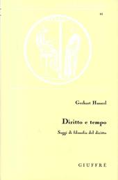 Diritto e tempo. Saggi di filosofia del diritto