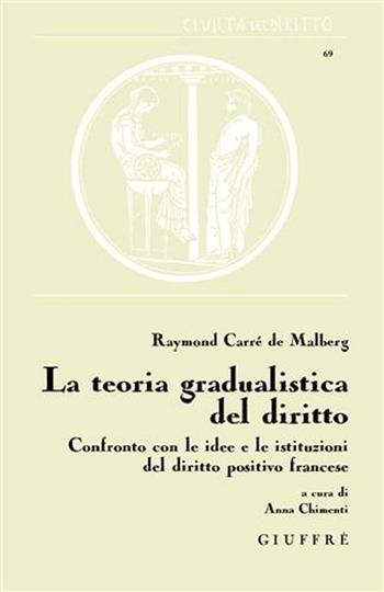 La teoria gradualistica del diritto - Raymond Carrè de Malberg - Libro Giuffrè 2003, Civiltà del diritto | libraccio.click